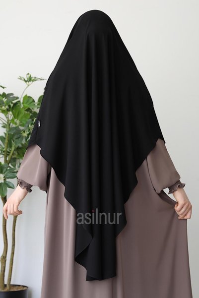 ASİLNUR Lina Gölgeli Sufle Siyah