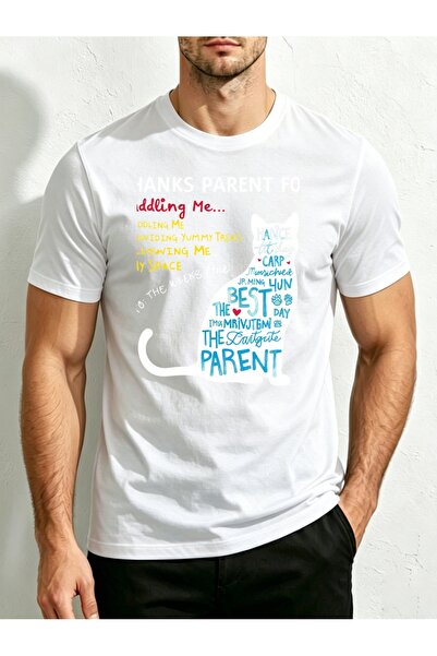 BASEPULSE تي شيرت رجالي بتصميم كاجوال، بتصميم يحمل عنوانًا "Cuddling Me And B...