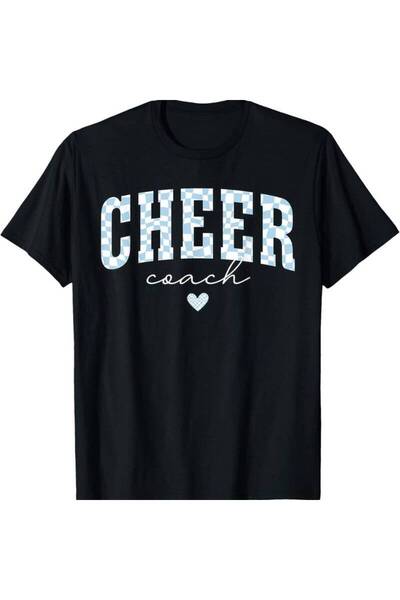 STITCHLY تي شيرت كبير الحجم للتشجيع - طباعة جريئة بعبارة CHEER للمدربين، ملاب...