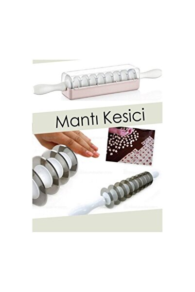 Empressco Pratik 9 Bıçaklı Merdane ile Mantı Kesme Aparatı, Renkli ve Kullanışlı