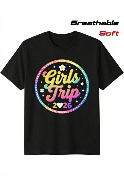 23 nisan Girls Trip 2026 Matching T-Shirts Women - Sisterhood & Friendship Gr...