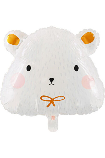 Partydeco Balon din folie Urs polar 51x45cm Mix