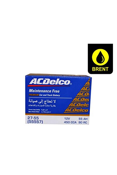 ACDELCO 55Ah Heavy Duty Long Life Car Vehicle Auto Battery 27-55 55557 12 V