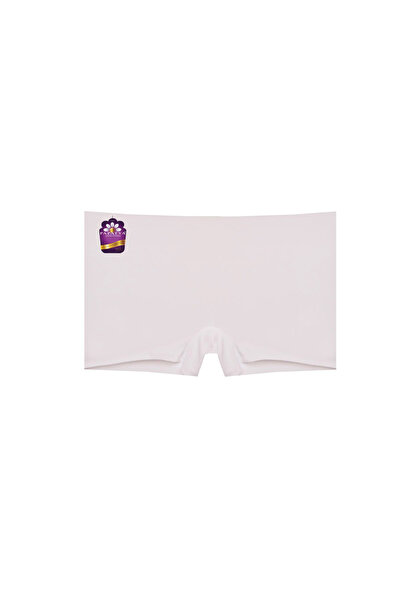papatya lingerie Women's Laser Cut Seamless Boxer -White W-2852 R/11/3
