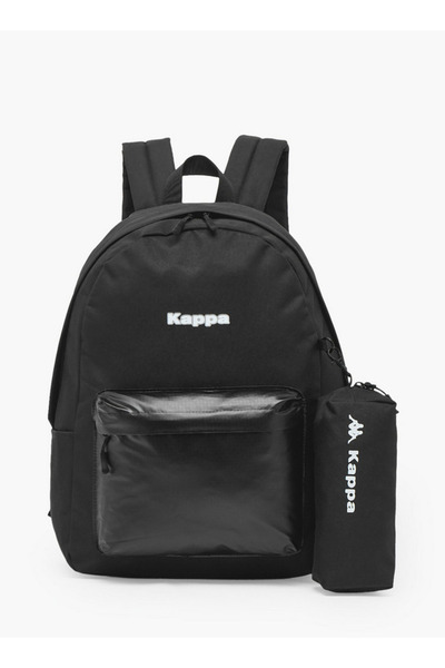 Kappa Solid Backpack for Girls 8-13 Years with Pencil Pouch - 17 inches