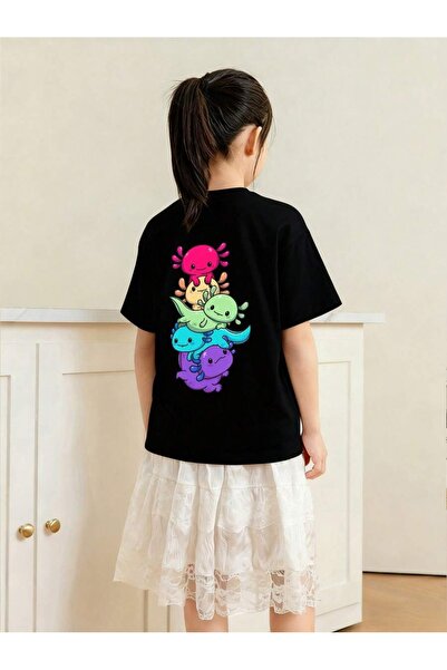 SVART WEAR Cute Monster Printed Crew Neck 100% Cotton Short Sleeve Kids and T...