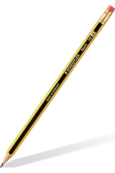 Staedtler Noris 122 Σετ 12 Μολύβια HB Με Γόμα Κίτρινο