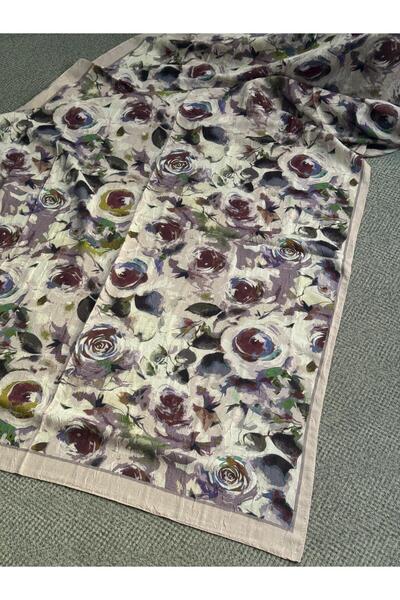 Degs Scarf Patterned Cotton Soft Ethnic Shawl Bamboo Floral Women's Shawl