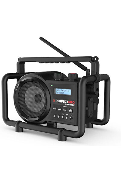 OEM PerfectPro Dabbox Επιτραπέζιο Ραδιόφωνο Επαναφορτιζόμενο με Bluetooth Μαύρο