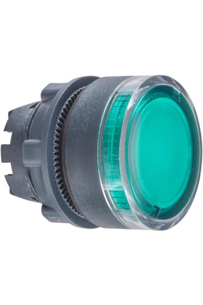 Schneider Electric Comutator On-Off cu buton, cu iluminare, Φ22, Verde, 1 buc...