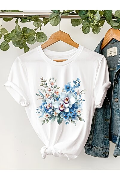 STITCHLY تي شيرت ناعم وفضفاض يسمح بالتهوية - قميص أساسي بأكمام قصيرة وياقة دا...