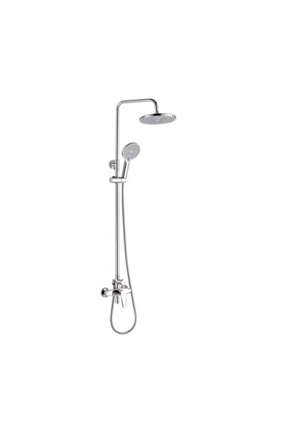 Danube Home Milano Dulce Rain Shower Column Complete Set Chrome Handheld Show...