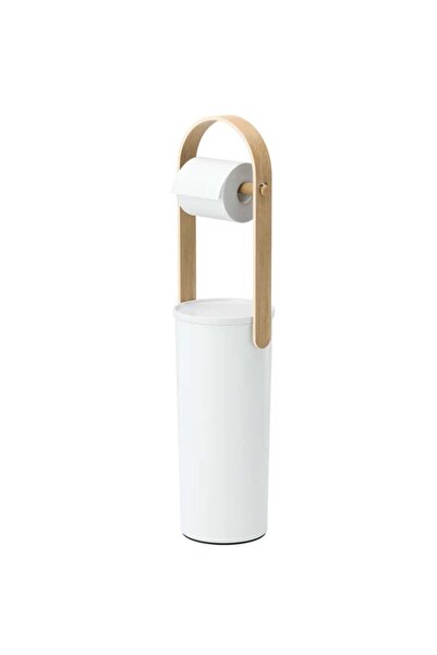 umbra Επιδαπέδια Θήκη Χαρτιού Bellwood 1022314-668 18x18x68cm Λευκό