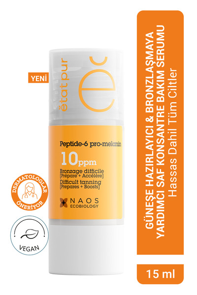 Etat Pur Pure Active Peptide-6 Pro Melanin Güneş Öncesi Bronzlaştırıcı Etki S...