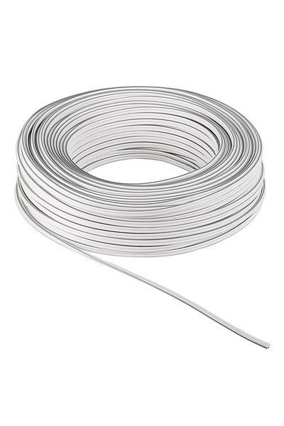 POWERTECH καλώδιο ήχου 2x 0.75mm² CAB-SP027, Copper, 10m, λευκό