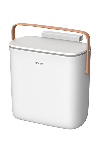 ECOCO κάδος απορριμμάτων E2236, 10lt, λευκός