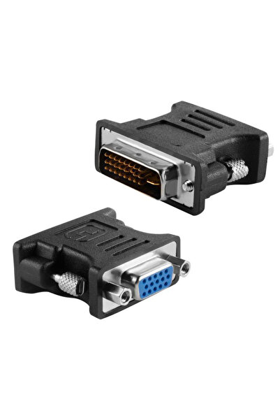 POWERTECH αντάπτορας VGA θηλυκό σε DVI 24+1 αρσενικό CAB-G036, μαύρος