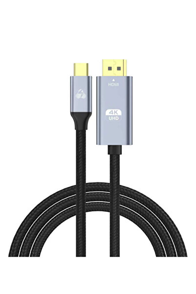 POWERTECH καλώδιο USB-C σε HDMI PTR-0171, 4K/60Hz, 10.2 Gbps, 1m, μαύρο