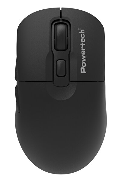 POWERTECH ασύρματο ποντίκι PT-1542, 2.4GHz, έως 5000DPI, αθόρυβο, μαύρο