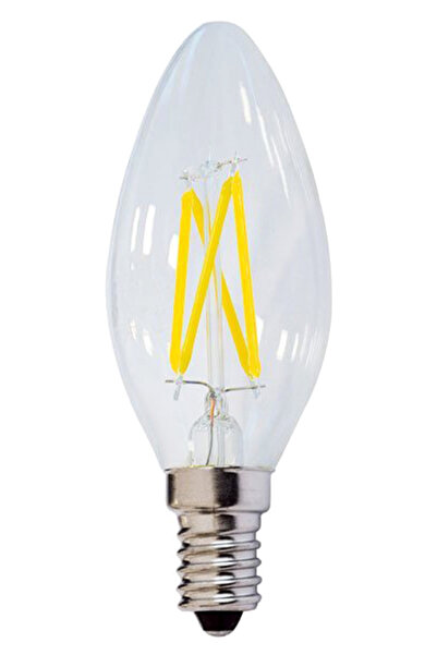 OPTONICA LED λάμπα Candle C35 Filament 1471, 4W, 4500K, E14, 400lm