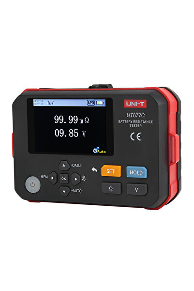 OEM UNI-T μετρητής εσωτερικής αντίστασης μπαταριών UT677C, 0-3Ω, 0-120V