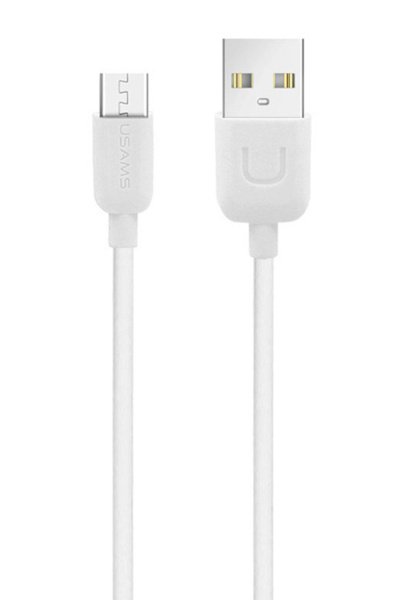 Usams καλώδιο Micro USB σε USB US-SJ098, 10.5W, 1m, λευκό