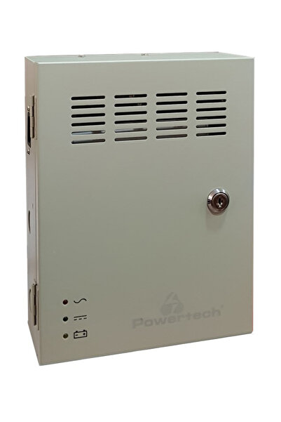 POWERTECH τροφοδοτικό CP1204-5A-B για CCTV, DC12V/5A, 4 κανάλια