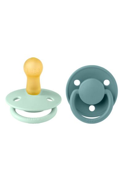 Bibs Set 2 suzete De Lux Latex, tetină rotundă - Modele și mărimi variate