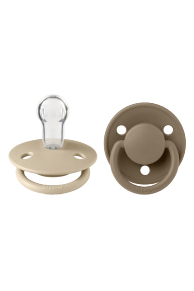 Bibs Σετ 2 πι দেখিয়ες De Lux Σιλικόνη Vanilla/Dark Oak