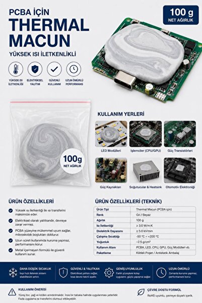 SEHO PCBA İçin Termal Macun 100 Gr