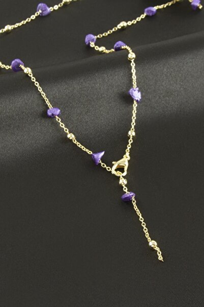 Marsilyan Broken Natural Stone Y Necklace Ilkel-Bjt940