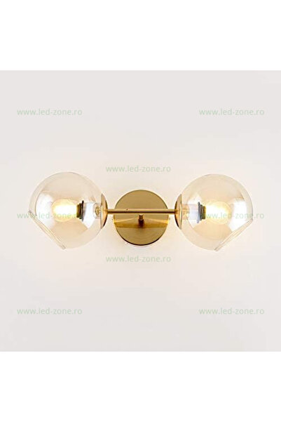 LEDZONE Aplică de perete cu 2 socluri E27 LZMX903-2