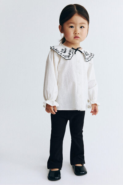 H&M İspanyol Paça Jarse Tayt