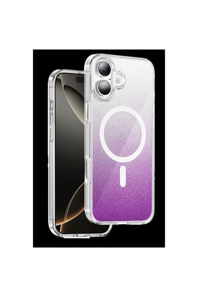 Ethab Ticaret Glb-Stl41414 Onegif iPhone 17 Sora Glitter Magsafe Cover - Purple
