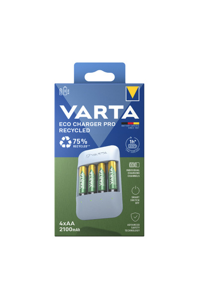Varta Charger Pro Recycled + 4xAA 2.100mAh