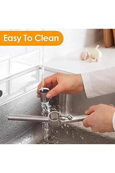Yıldızan مكبس الثوم من الفولاذ المقاوم للصدأ من msa shop - قطاعة الثوم، مطحنة...