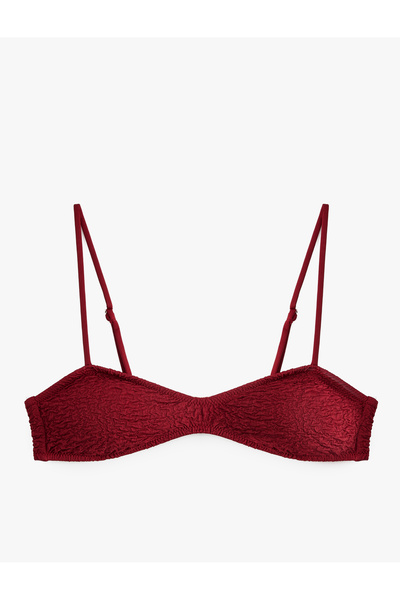 Koton Dokulu Straplez Bikini Üstü
