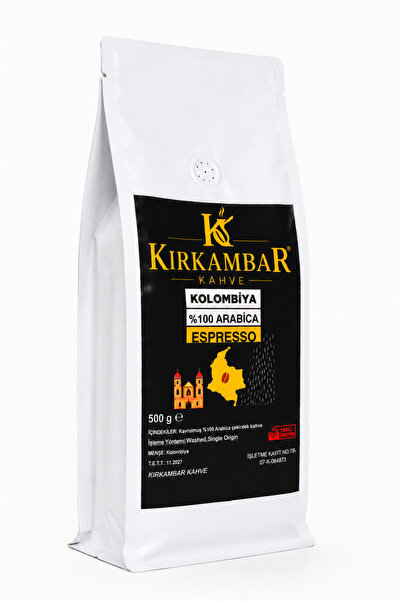 Kolombiya Espresso Çekirdek Kahve 250 Gr %100 Arabica Single Origin