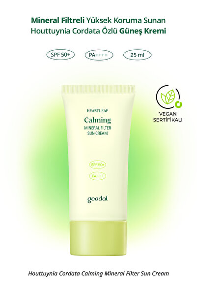 Goodal Mineral Filtered Sunscreen Houttuynia Cordata Calming Mineral Filter S...