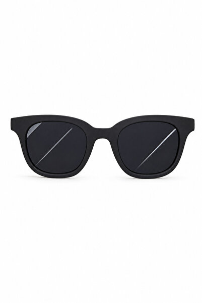 Jack Ferrero Matte Black Square Frame Sunglasses for Kids Uv Protection