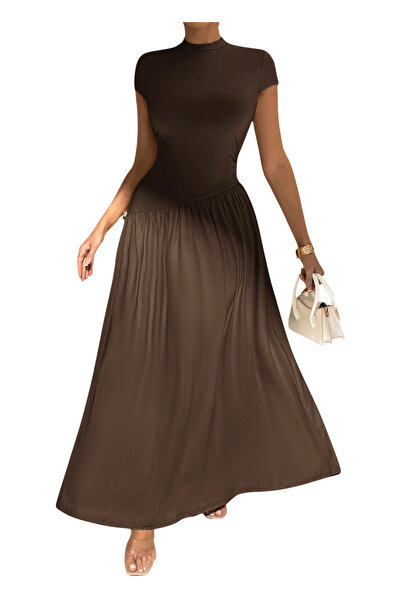 OEM Rochie pentru femei, culoare maro, marime XS