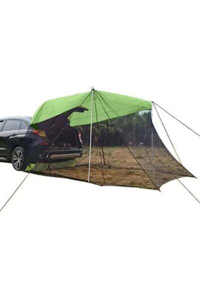 Arabest SUV Rear Camping Tent, Portable Insect Proof Shelter, Green, 200x200x...