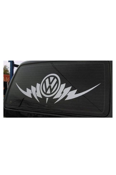 Amo-Stickers Sticker Volkswagen Transporter Caravelle Luneta 100 cm Argintiu