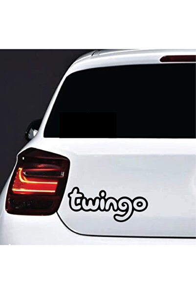 Amo-Stickers Стикер за кола Renault Twingo 30см Сребрист