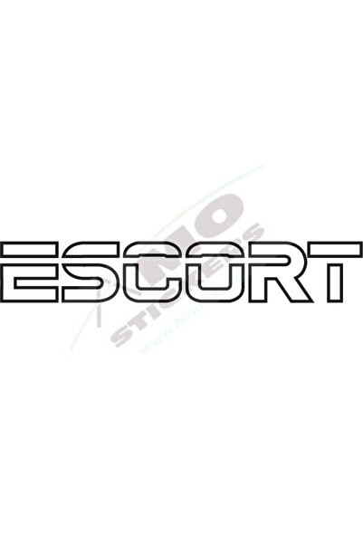 Amo-Stickers Escort 25cm Negru