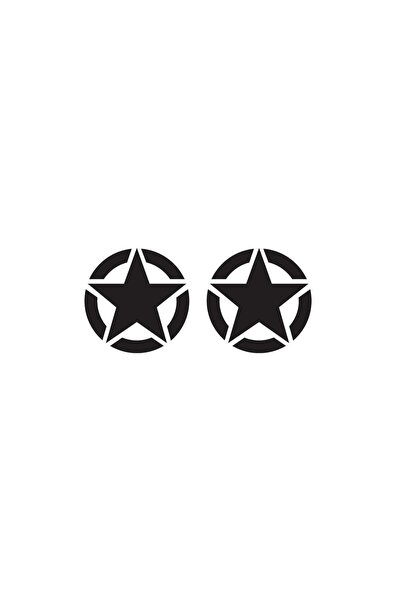 Amo-Stickers Офроуд стикер комплект за горна и долна част STAR 50см зелен