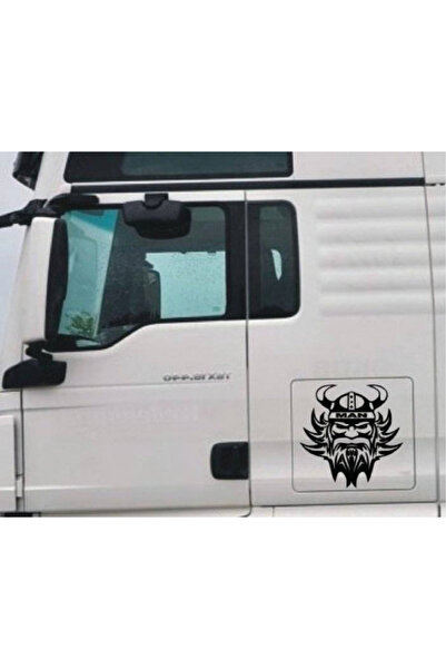 Amo-Stickers Set 2 stickere MAN truck Viking 45 cm Rosu