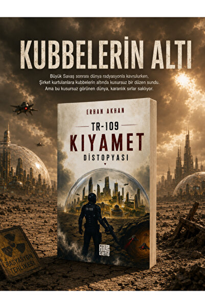 Aile Yayınları TR-109 Doomsday Dystopia |   Erhan Akhan |   Domed Cities, Artificial Intelligence, and Dark Future Novel