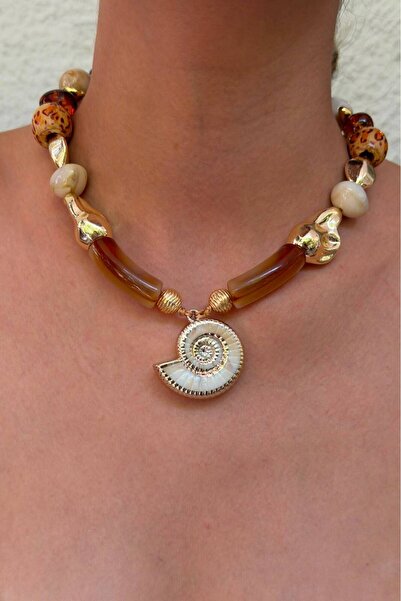 Charmist Seashell Collection Nautilus Necklace