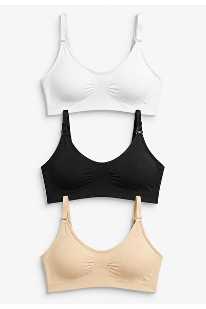 Formactive Women's Bra Bustier Set of 3 - with Adjustable Straps and Pads - M...